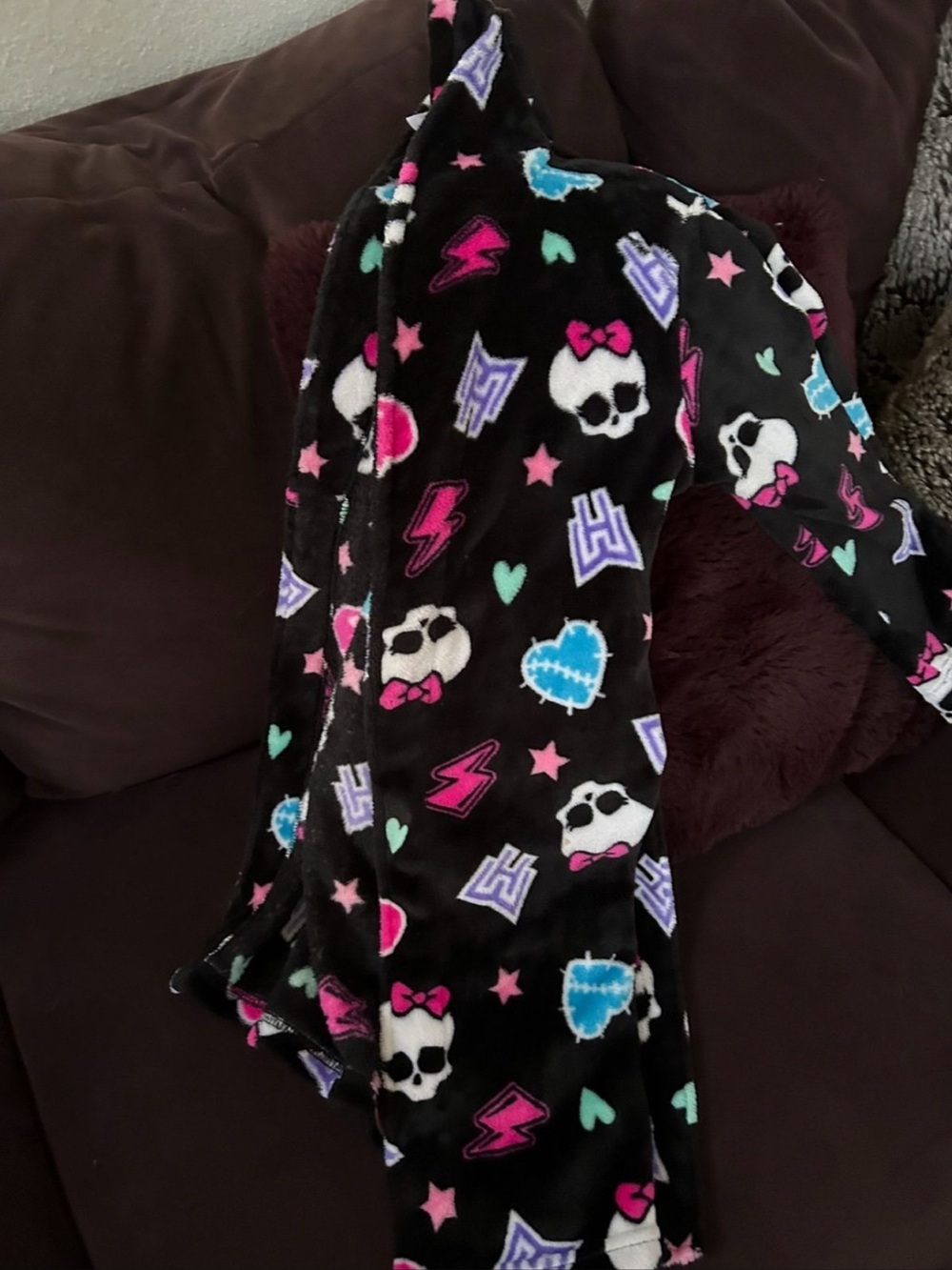 Monster high robe for kids